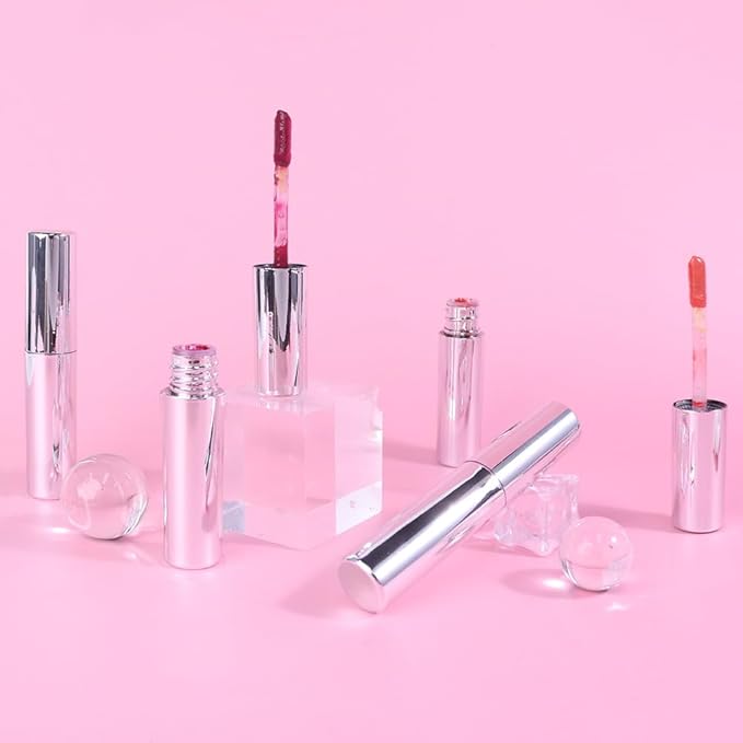 Full-On Plumping Liquid Lip Gloss, Plum Hydrating Lip Plumper Lip Blam Lipstick, High-Shine Tinted Formula for Fuller, Nourishes, Moisturizes & Softens Lips, Cruelty-Free (Plum)