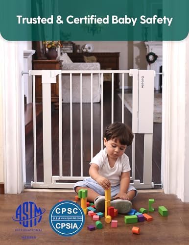 Babelio Smart Baby/Pet Gate, New Generation of Safety Gate with Infrared Auto-Unlock