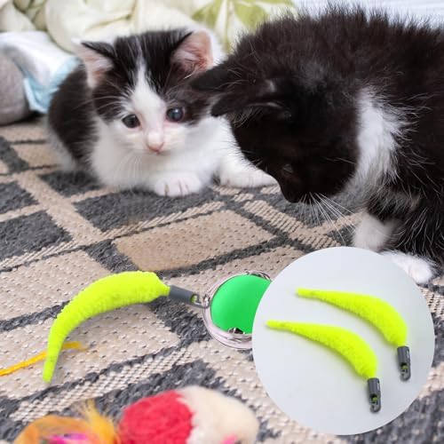 5 Pcs Cat Ball Toy Replacement Tails, Interactive Cat Toy Tail Accessories