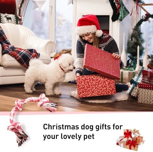 SZEE Dog Rope Toy 2-Pack, Rope Toys for Dogs, Suitable for Small Breeds