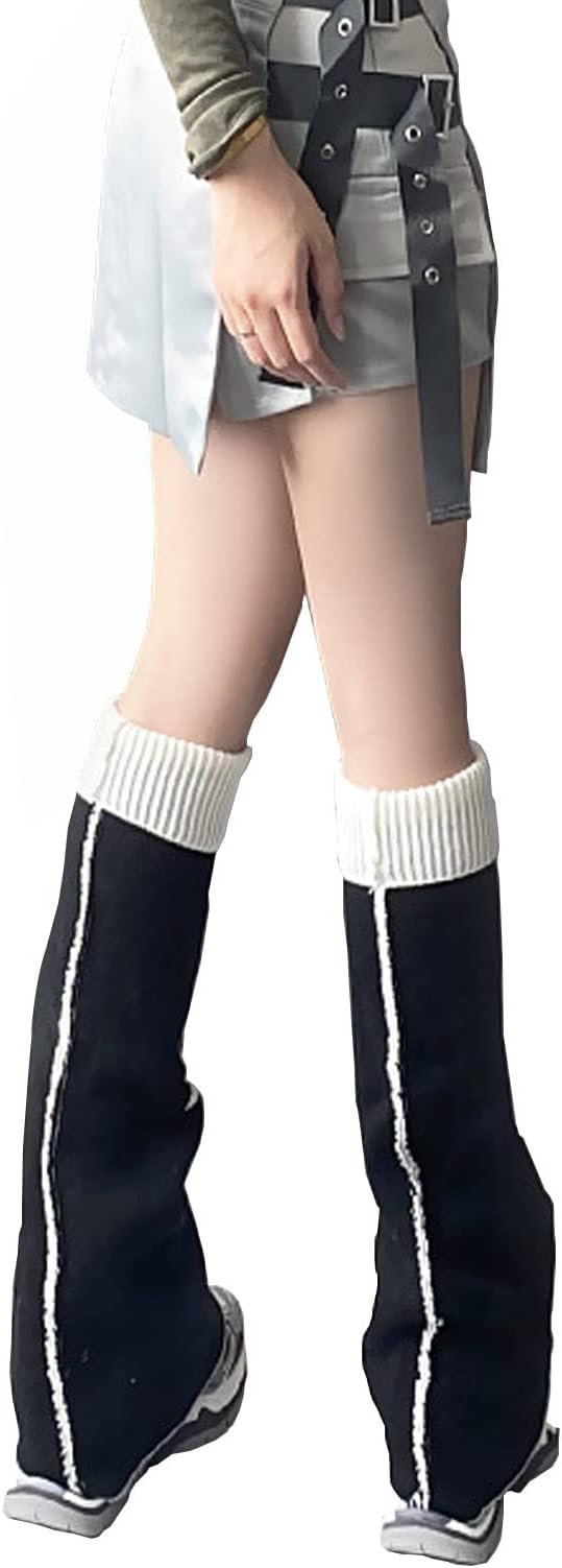 Sexybody Women's Leg Warmers Fashion Knit Warmers Long Socks Cute Y2K Kawaii Japanese Lolita Harajuku Accessories for Girls
