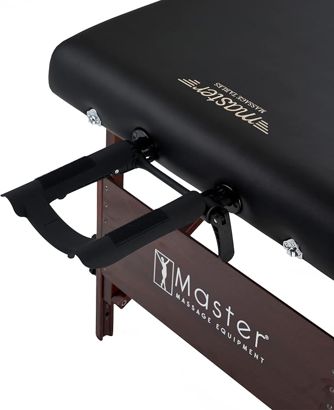 Master Massage 30" Del Ray Pro Portable Massage Table (30" Width x 84" Length) with Adjustable Table Height, 750lbs. Working Capacity- Massage Bed, Tattoo Table, Lash Table