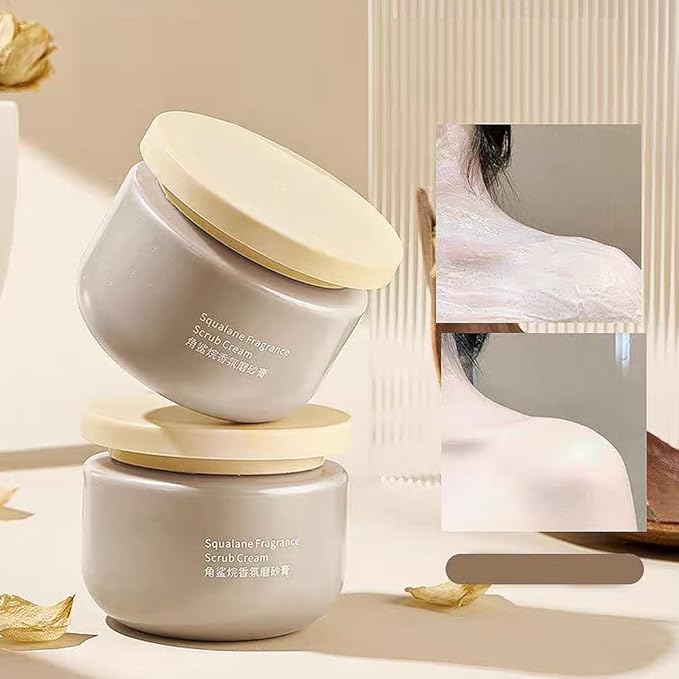 Squalane Body Scrub - Exfoliates & Deeply Nourishes for Smooth, Radiant Skin (Fragrance)