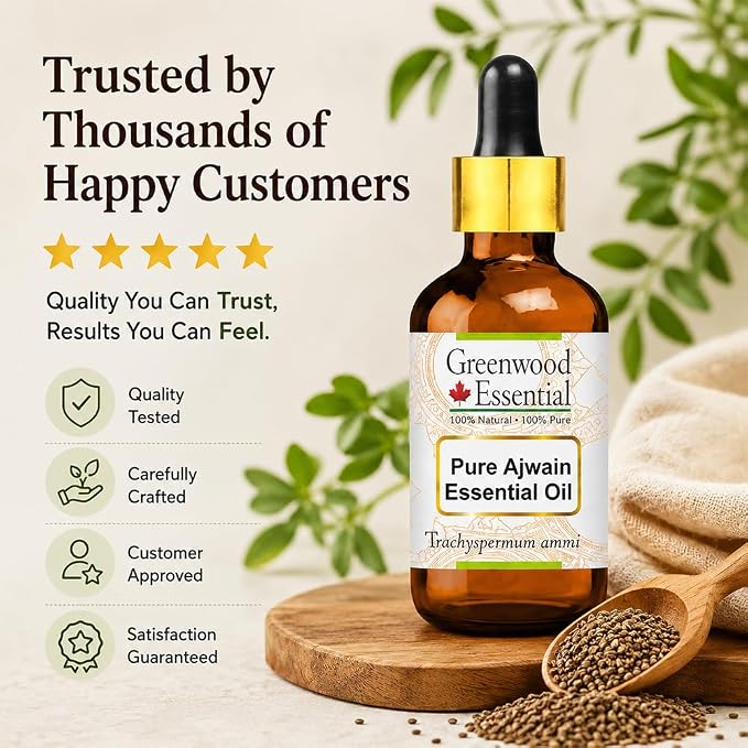 Greenwood Essential Pure Cedarwood Essential Oil (Juniperus virginiana) with Glass Dropper Steam Distilled 50ml (1.69 oz)