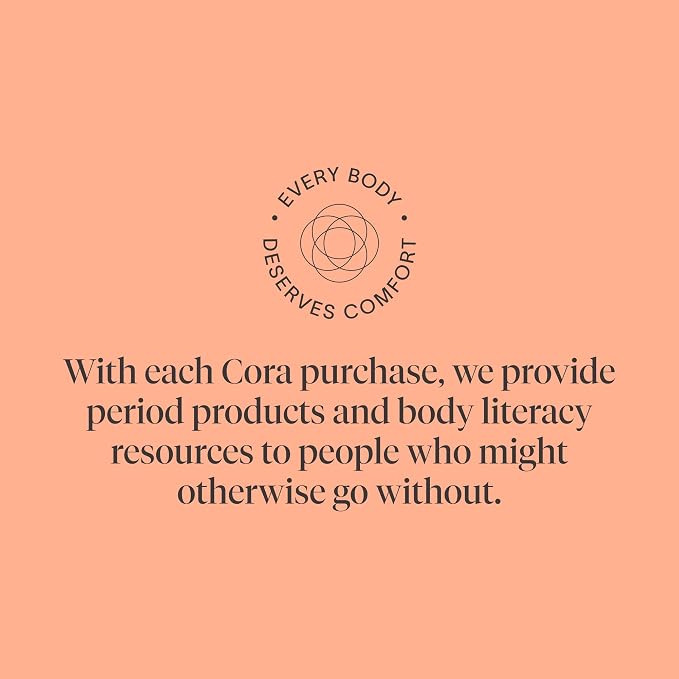 Cora Organic Cotton Tampons (72 Regular Tampons)