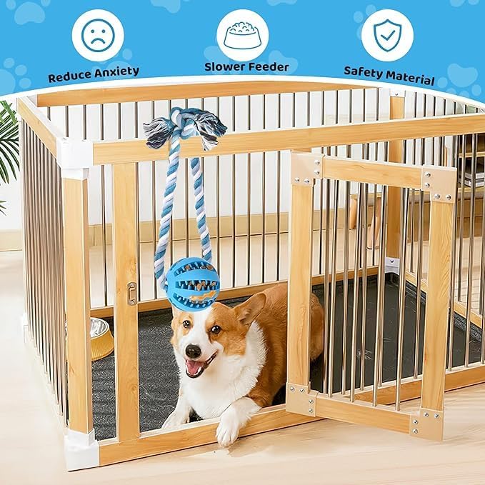 Interactive Dog Toys, Crate Training Aids for Puppies,Green