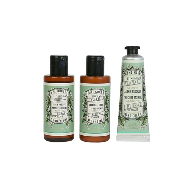Panier des Sens Body Lotion, Moisturizer - Made in France 97% natural - 8.45 Floz/250 ml (Jasmine Set)