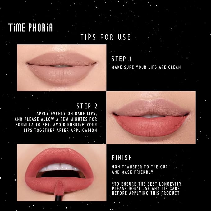 ETERNAL LIP MATTE-Long Lasting Lip Stain, Waterproof & Transferproof Lip Tint, Mask-friendly, Matte Finish Lipstick, Lightweight, High Coverage, Stocking Stuffers For Teen Girls (01 TRICK)