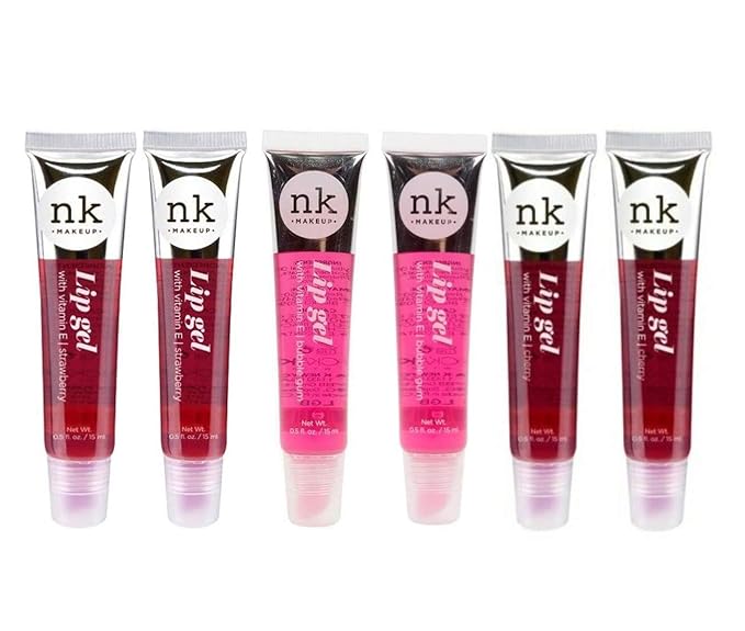 NICKA K NEW YORK Lip Gel, Hydrating, Lightweight, Glides on Effortlessly, Non Sticky Finish Lip Gel Colors (AMZ011)