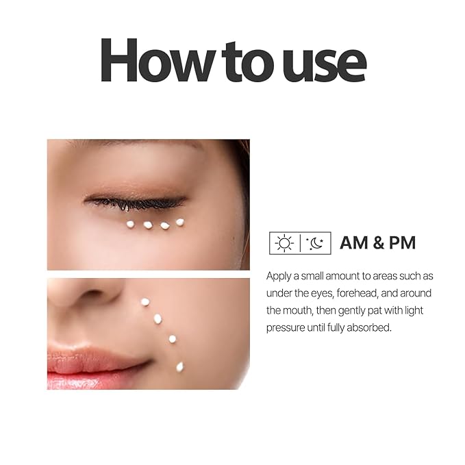 Petitfee Pep-Tightening Eye Cream 1.05 oz (30g) - Peptide Eye Cream with Green Tomato Extract, Coffee Seed Extract, Ceramide NP, for Fine Lines, Tightening Under Eye, Line Smoother, Korean Skin Care