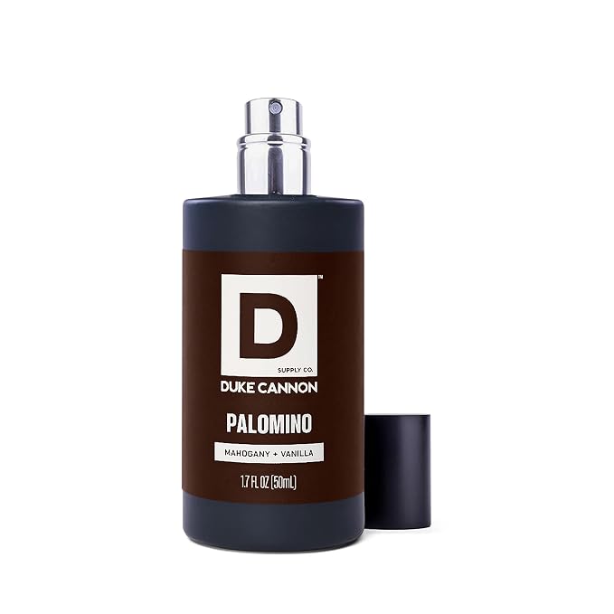 Duke Cannon Proper Cologne Palomino | Men's Eau de Parfum | Mahogany and Vanilla | Subtle, Long-Lasting Natural Scent | 1.7 fl oz