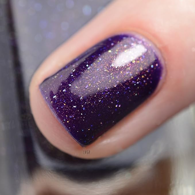 ILNP Storytelling - Sultry Dark Purple Holographic Nail Polish