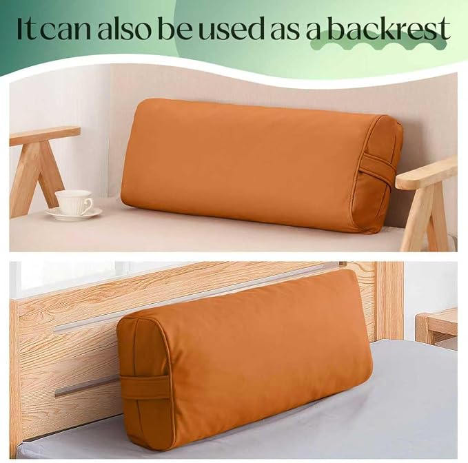 Premium Crushed Sponge Yoga Bolster Pillow for Yin Yoga, Restorative & Meditation - Rectangular Cushion