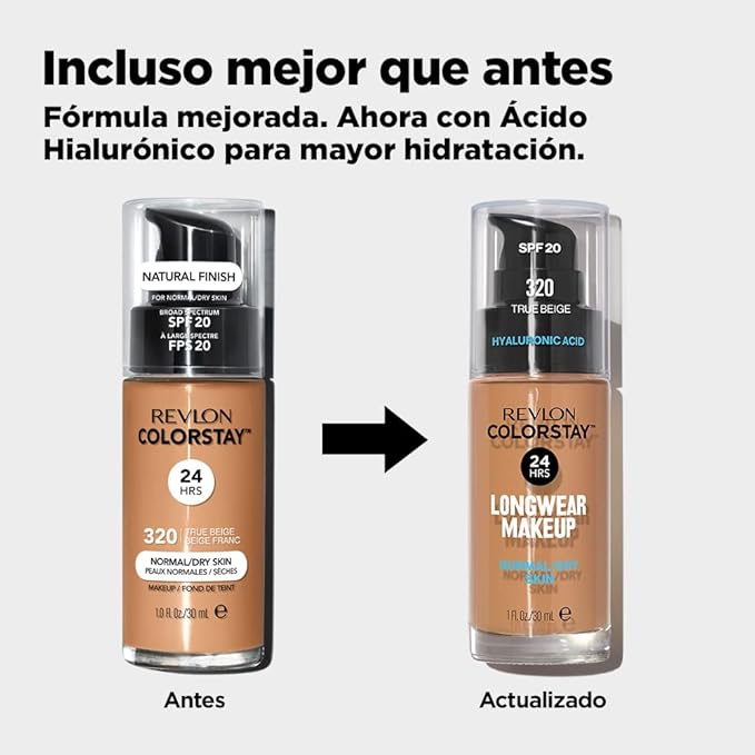 Revlon Colorstay SPF 20 Makeup Foundation for Normal/Dry Skin, True Beige, 1 Ounce