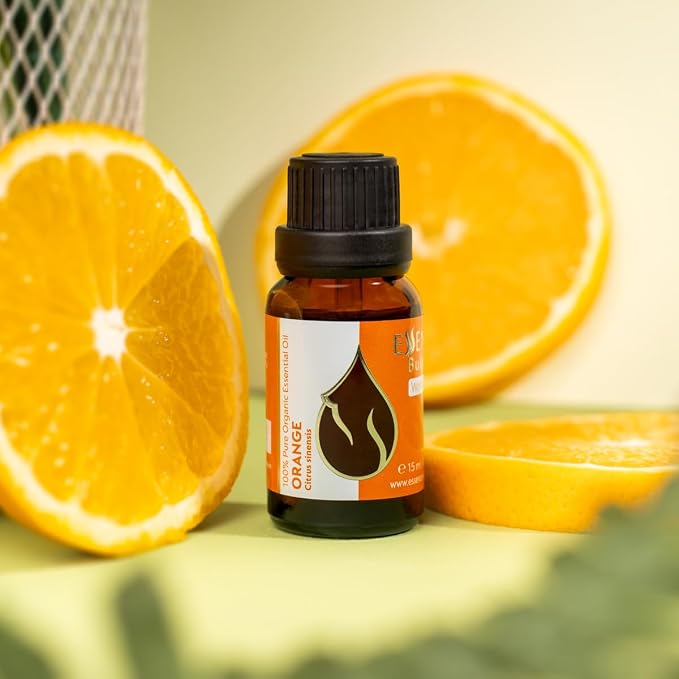 Essences Bulgaria Organic Orange Essential Oil 1.7 Fl Oz 50ml Citrus sinensis - 100% Pure and Natural Undiluted Therapeutic Grade Home Aromatherapy Humidifier Vegan Cosmetic Skincare Candles