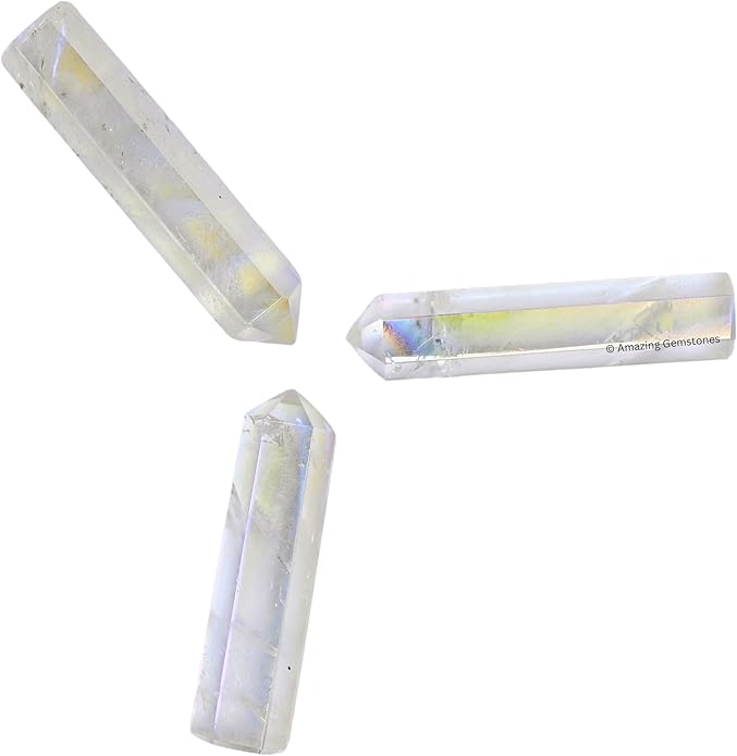 Amazing Gemstone Crystal Points Bulk Healing Crystals & Stones - Premium Single Terminated Healing Wand Point Bulk Crystals for Crafts, Crystal Grid, DIY Work
