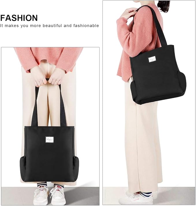 KAMO Floral Tote Bag - Waterproof Lightweight Handbags Travel Shoulder Bag for Hiking Yoga Gym Swimming Travel Beach