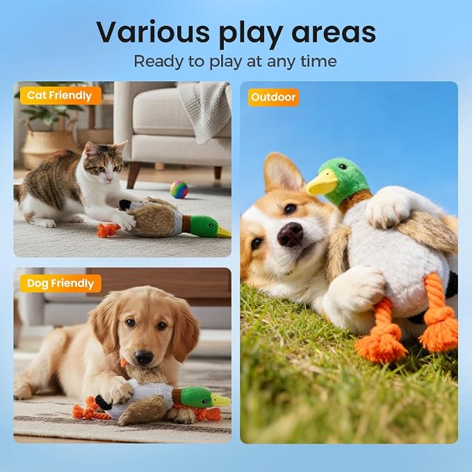 Indestructible Dog Toy for Aggressive Chewers, Durable Stuffed Squeaky Dog Toys for Small Medium Large Dogs, Interactive Chew Teething Puppy Toy for Indoor Outdoor Play (Natural Green 1)