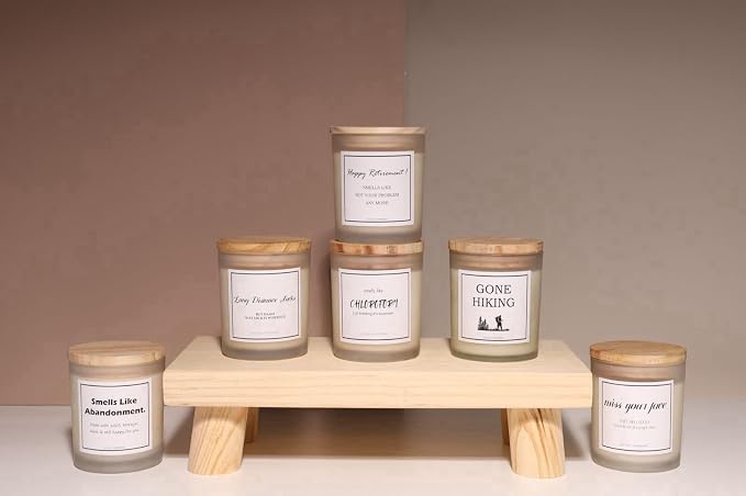 Smells Like Abandonment Candle - Coworker Leaving Gifts for Women Men, Retirement, Farewell, Going Away, Moving Away, Goodbye Gifts for Nurse Teacher Boss Coworkers