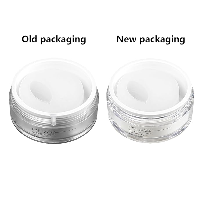 Salmon DNA PDRN Eye Patches for Dark Circles & Puffiness 50 Patches Collagen Multi Peptide Under Eye Masks for Wrinkles Hydrating 360° Eye Treatment Pads, Anti-Aging Travel Skincare for Women