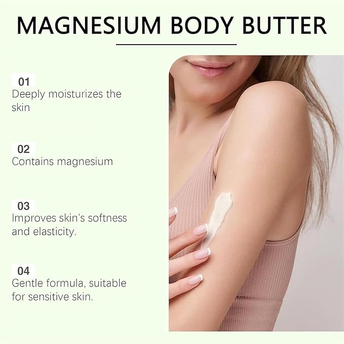 THUIOP Mama-bear Neuropathy Cream, Magnesium Body Butter, Magnesium Cream Deeply Skin Moisturize Keep Skin Soft & Smooth for All Skin Types. 2pcs
