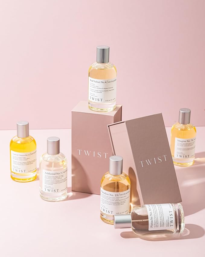 Twist Snow Musk No. 94 Inspired by The Body S. White Musk, Long Lasting Perfume For Women, Paraben Free, Vegan, Clean Ingredients, Fragrance - Spray 100 ml | 3.4 fl. oz.