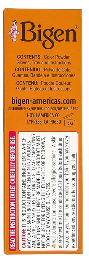 Bigen Permanent Powder Hair Color 56 Medium Brown 1 ea (Pack of 4)
