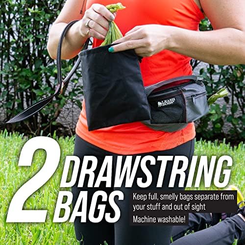 Leash Boss Dog Treat Pouch for Training | Training Treat Pouches for Pet Training | Treat Bag for Dog Training | Portable Kibble Snack Container for Pets | Fanny Pack Waist Belt Transport On The Go