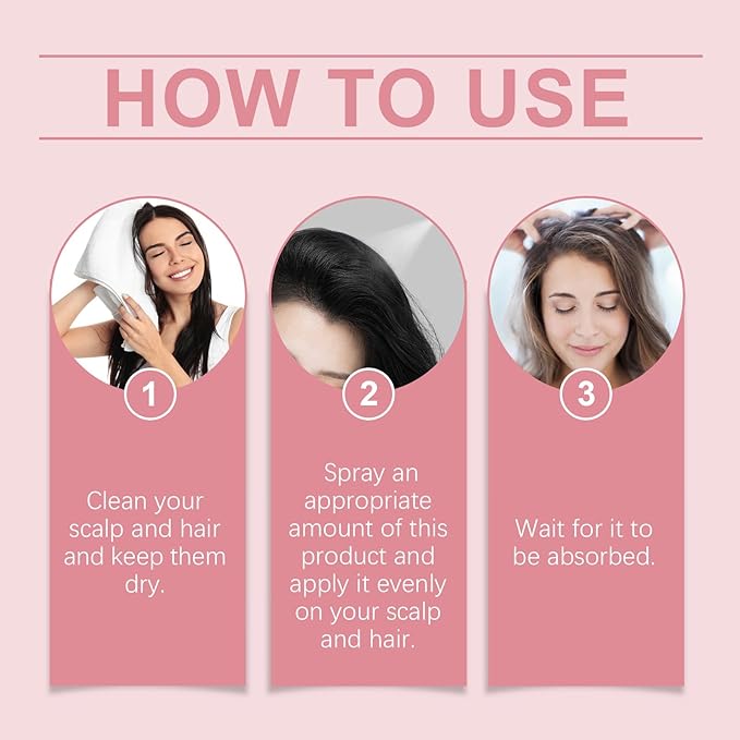 Advanced Hair Regrowth Serum for Scalp 50ml, Hair Growth Oil Spray Promotes Hair Growth and Strengthening - Non-Greasy, Hormone-Free, Fast-Absorbing Formula – Fights Hair Thinning & Hair Loss