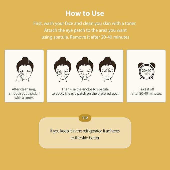 Snp 11,900mg Collagen + 24K Gold Firming Eye Patch | Wrinkles Firming Under Eye Patch | Tightening & Hydrating for All Skin | Under Eye Patches for Dark Circles | Korean Skincare Eye Mask | 60 Patches