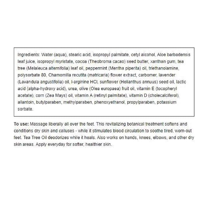 EARTH THERAPEUTICS, FOOT REPAIR BALM 4 OZ EA 16