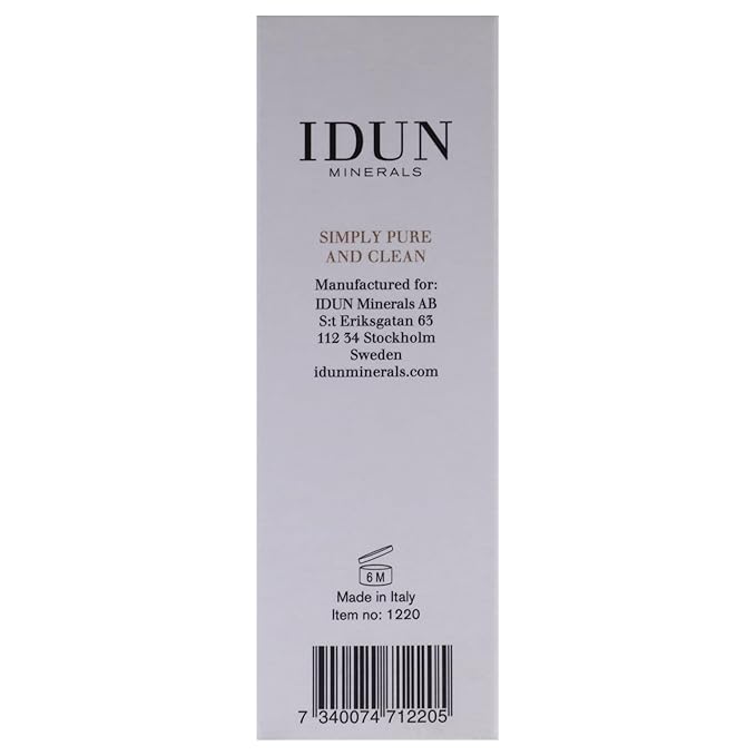 IDUN Minerals Liquid Norrsken Foundation - Silky Smooth Coverage - Luminous, Dewy Finish for Dry and Dull Skin - Water Resistant and Vegan Makeup - 220 Runa - Neutral Olive Beige - 1.01 oz