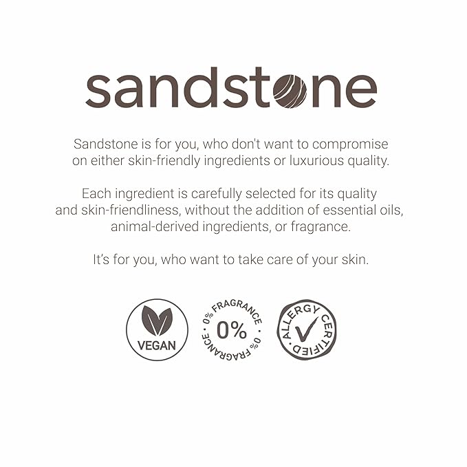 Sandstone Scandinavia Hypoallergenic Mascara Sensitive Eyes - Smudge-Proof, Sweatproof, Lengthening - Maximum Volume and Length - Vegan and Non Toxic