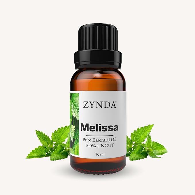 Melissa Essential Oil 100% Pure & Natural – Premium Melissa Oil for Skin Care, Hair, Diffuser & Aromatherapy – Organic Essential Oil, 3rd Party Lab Tested Natural Essential Oils – 10ml