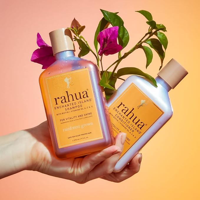 Rahua Enchanted Island Hair Conditioner, Vegan, Deep Conditioning for Medium to Thick Hair, Strengthening Formula with Biotin, Oil, Quinoa, Pomegranate, Coconut & Guava Scent, 9.3 Fl Oz