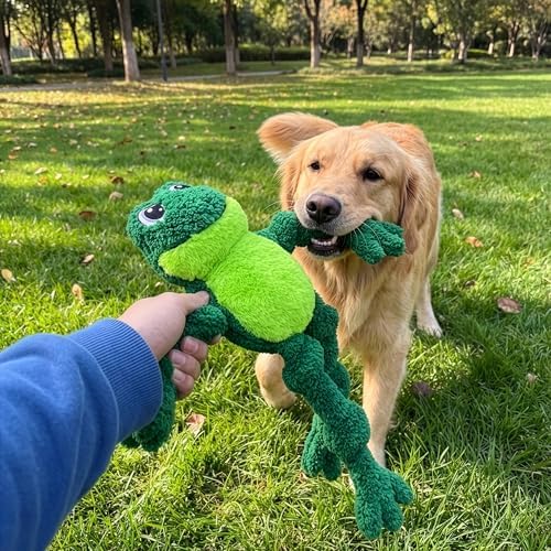 KONG Floppy Knots Rope and Plush Dog Toy, Frog, for Large/X-Large Dogs
