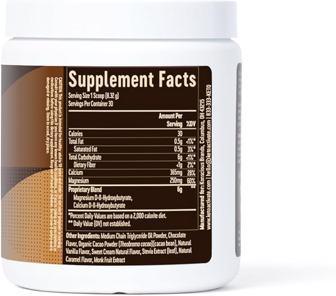 Dark Chocolate Truffle Exogenous Ketones Drink - 2 Pack: Pure Keto Shake Powder with Chocolate Ketones | Jumpstart Ketosis & Boost Energy with Natural Ketones Supplements by Konscious Keto