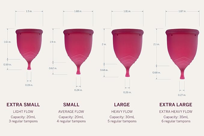 Pixie Soft Menstrual Cup - Ranked 1 for Most Comfortable Reusable Period Cup - Buy One We Give One - Includes Ebook Guide, Cleaning Wipes, Lube, & Storage Bag - Tampon and Pad Alternative