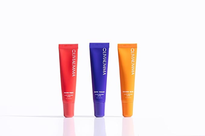 OLIVIAUMMA Glow Ceramide Liptox Miami Vibes – Moisturizing Korean Lip Gloss for Women to Hydrate and Glow with Shea Butter & Ceramides – Lipgloss for Dry, Chapped Lips – 15 ml