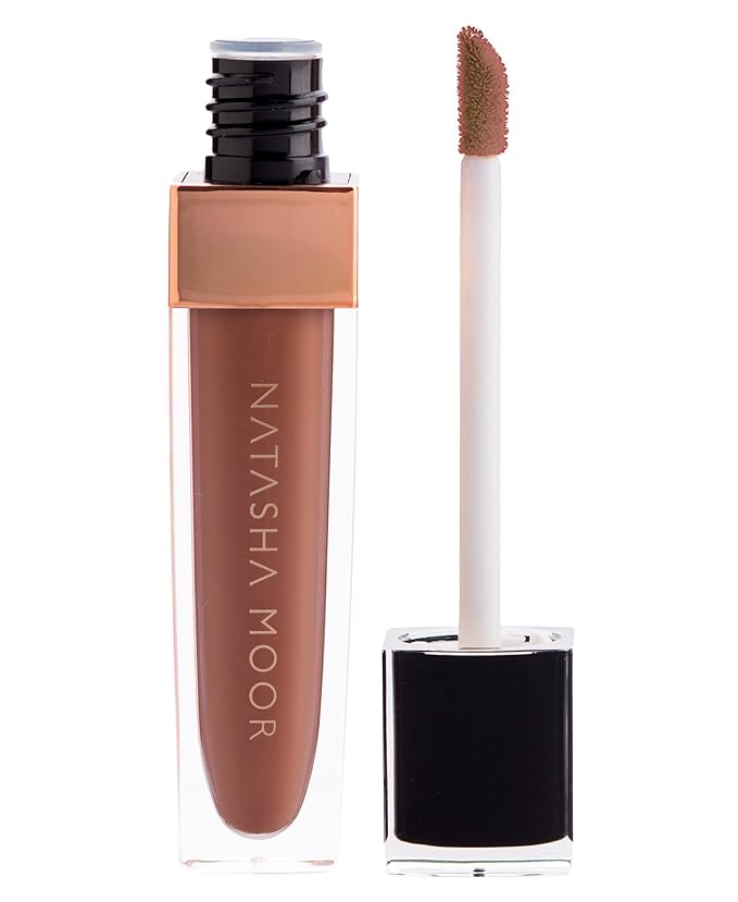 NATASHA MOOR: Molten Matte Liquid Lipstick - Long-Lasting, Hydrating, Matte Finish with Moisturizing Vitamin E - Waterproof, Kiss-Proof, Cruelty-Free - 12-Hour Stay Power - FREEDOM