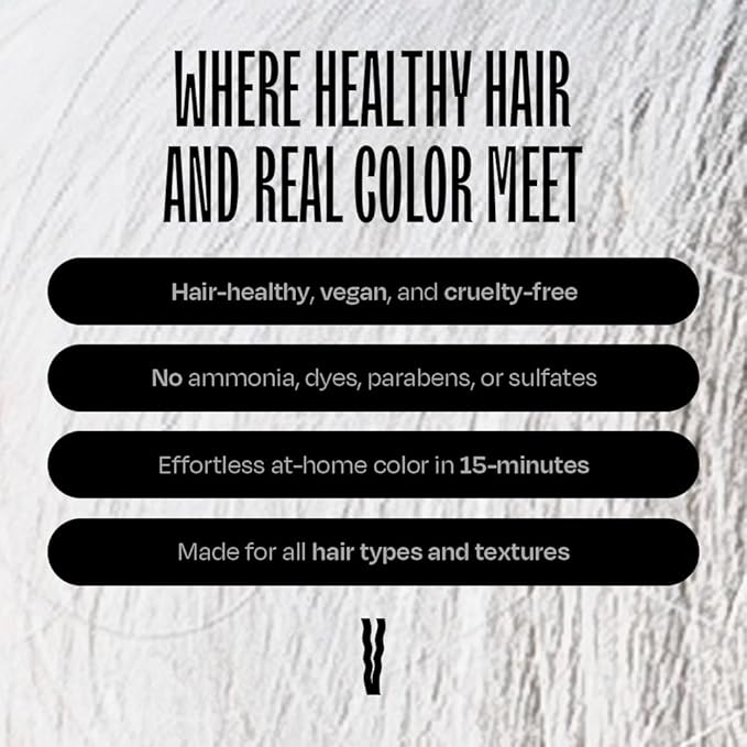 Overtone Semi Permanent Hair Color Conditioner, Stormy Sterling, 8 oz, Nourishing, Damage-Free, Color Depositing Mask for All Hair Types with Shea Butter & Coconut Oil, Vegan & Cruelty-Free