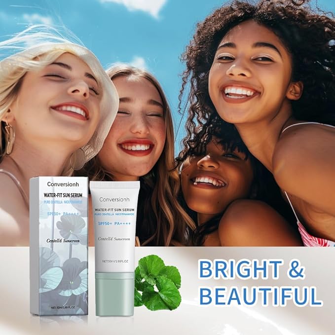 Centella Sunscreen,Lightweight Hydrating SPF50 Centella Sunscreen for All Skin Type and UV Defense. (1Pcs)