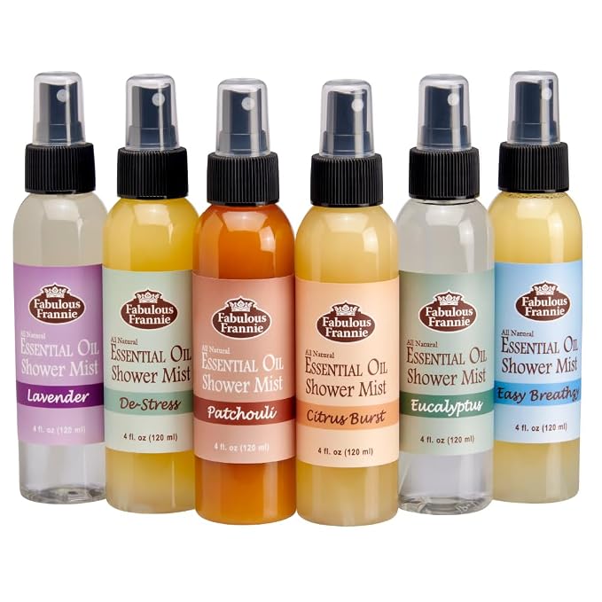 Fabulous Frannie Essential Oil Shower Mist - Lavender All Natural Made with Pure Essential Oils 4oz