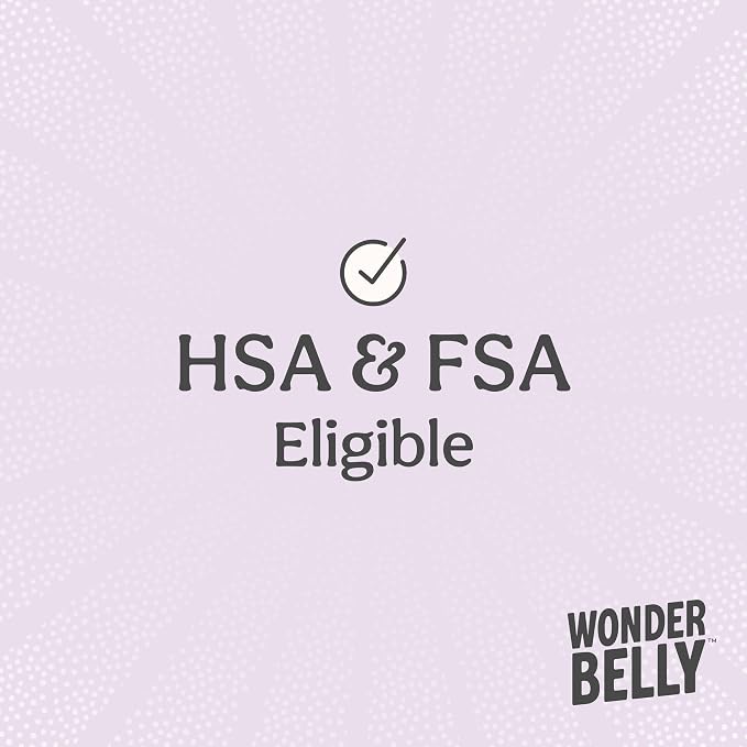 Wonderbelly Bloat + Gas Relief, Extra Strength Chewable Tablets, with 125 mg Simethicone, No Talc or Dye, Mango Smoothie, 42 Count