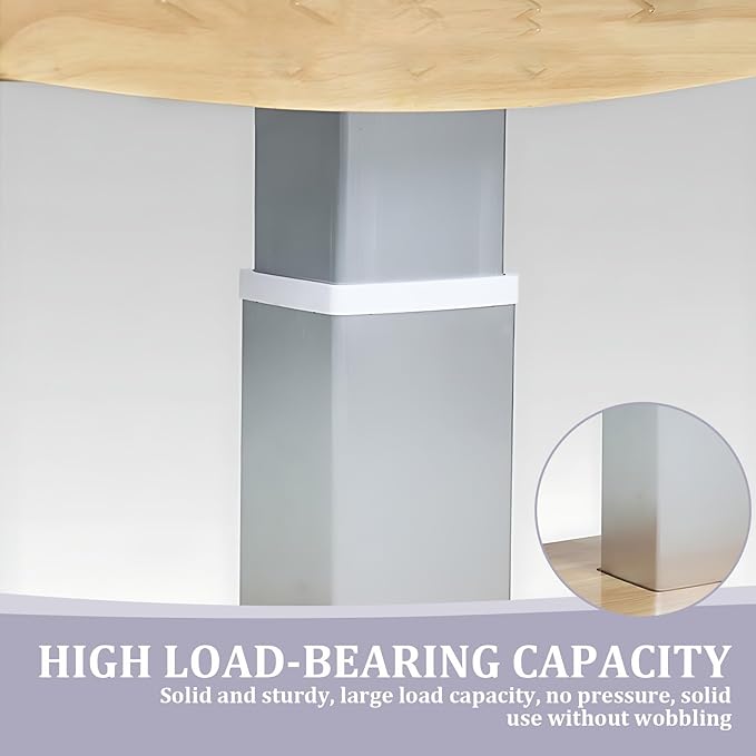 Massage Table-Electric Massage Table with Modern Minimalist Style, SPA Treatment Bed Includes One-Button Lifting, Liftable Armrests, Hardware Rack (White)