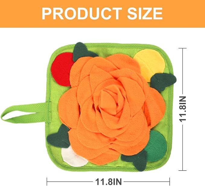 Rabbit Foraging Mat Snuffle Mat for Small Animals Interactive Feeding Mat