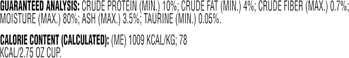 Meow Mix Paté in Gravy, Wet Cat Food with Real Chicken & Beef, 12 Cups