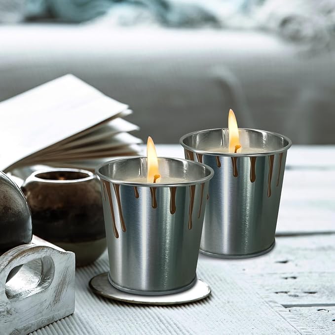 Citronella Candles 6/12 Pack, Outdoor Indoor Scented Candles with Pure Citronella Essential Oil and Natural Soy Wax, Long Lasting Burning for Home Garden Patio Balcony