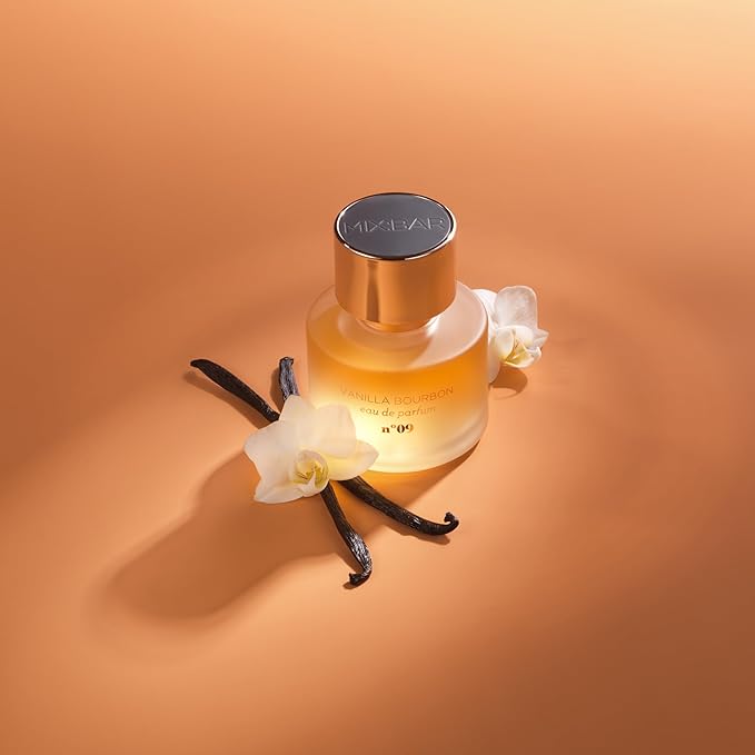 MIX:BAR Vanilla Bourbon Perfume for Women - Woody, Vanilla Bean, Amber Scent - Eau de Parfum Spray - Hair Mist Perfume - Long‑Lasting Fragrance,1.7oz
