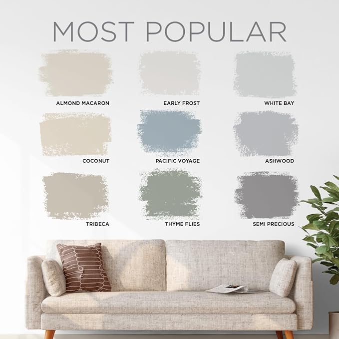 Rust-Oleum Color Spark Interior Paint and Primer in One, Semi-Gloss, Tahitian Vanilla, 1 Gallon